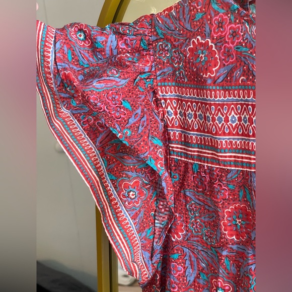 Veronica Beard Lorraine Flutter-Sleeve Mini Dress - Picture 10 of 11